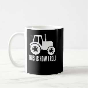 Så här rullar jag - Farm Tractor - Kaffemugg
