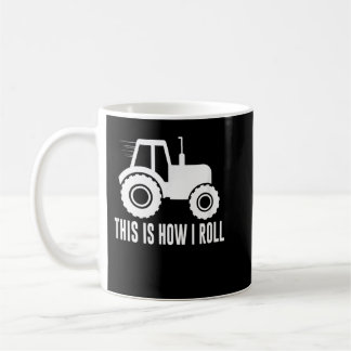 Så här rullar jag - Farm Tractor - Kaffemugg