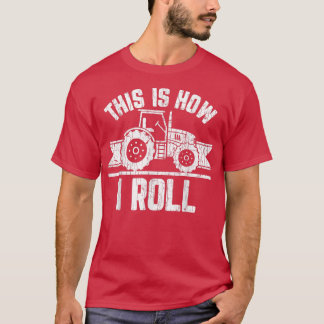 Så här rullar jag Farmer Funny Farming Farm Tract T Shirt