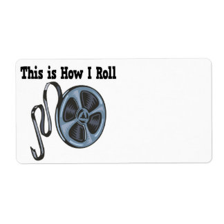 Så här rullar jag filmband fraktsedel