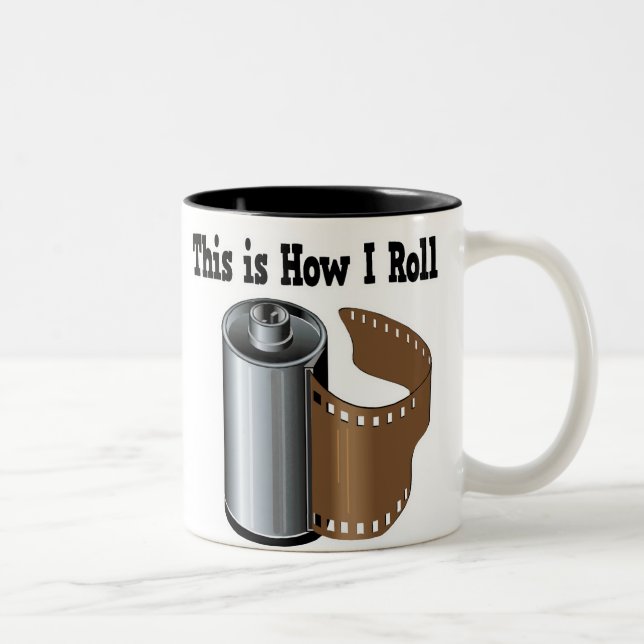 Så här rullar jag kamerafilm Två-Tonad mugg (Höger)