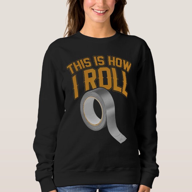 Så här rullar jag klibbiga bandkort t shirt (Framsida)