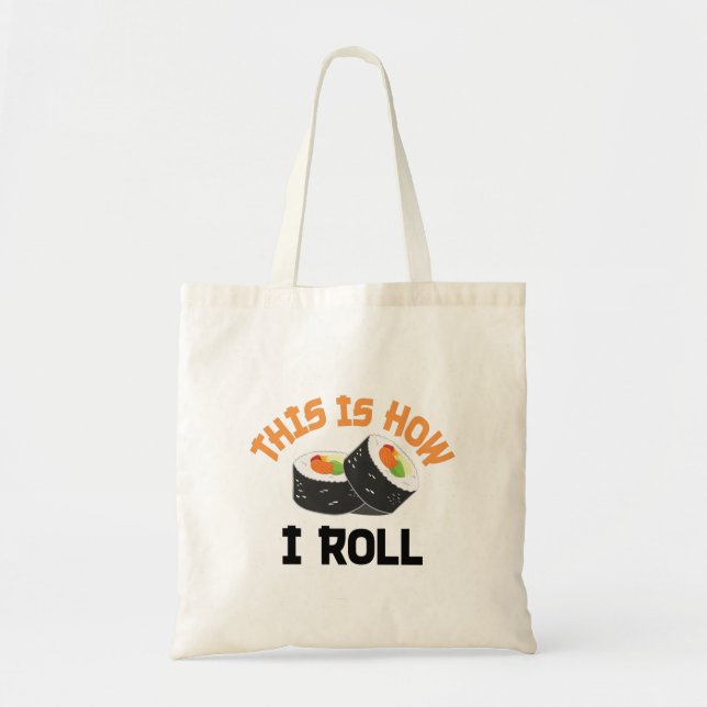Så här rullar jag - Lusnyj Sushi Tygkasse (Framsidan)
