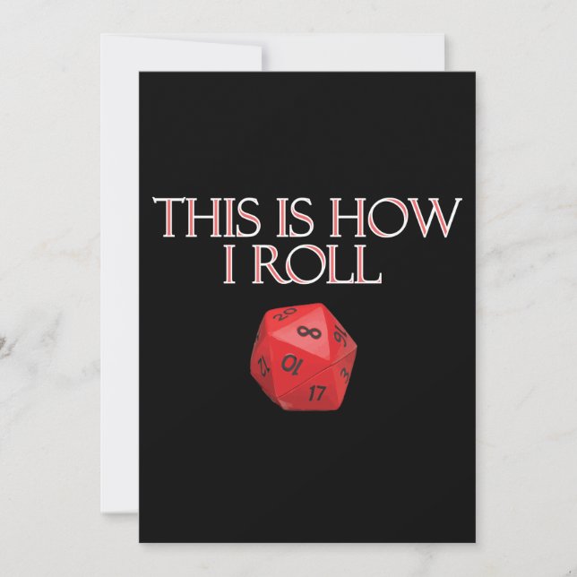 Så här rullar jag på RPG Dice (Framsida)