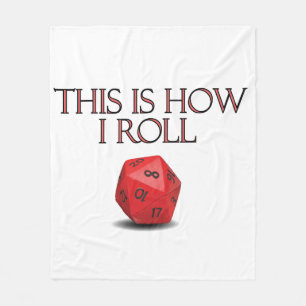 Så här rullar jag på RPG Dice Fleecefilt
