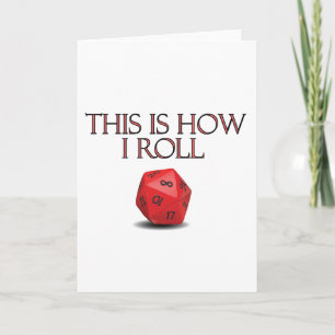 Så här rullar jag på RPG Dice Kort