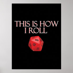 Så här rullar jag på RPG Dice Poster