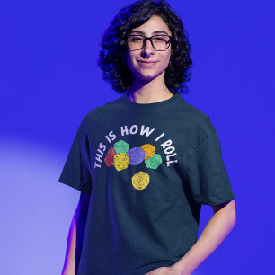 Så här rullar jag på RPG-speldisken T Shirt