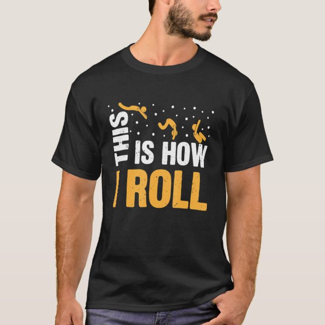 Så här rullar jag Parkour FreeRunning Freerunner T Shirt (Framsida)