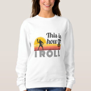 Så här rullar jag Retro Disk Golf T Shirt