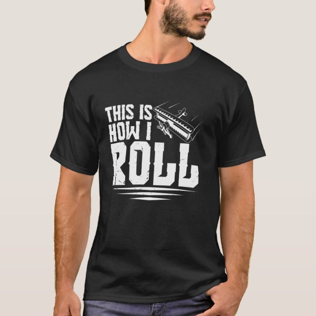 Så Här Rullar Jag Som RC Pilot T Shirt (Framsida)