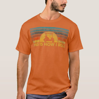 Så här rullar jag Vintage Golf Cart T Shirt