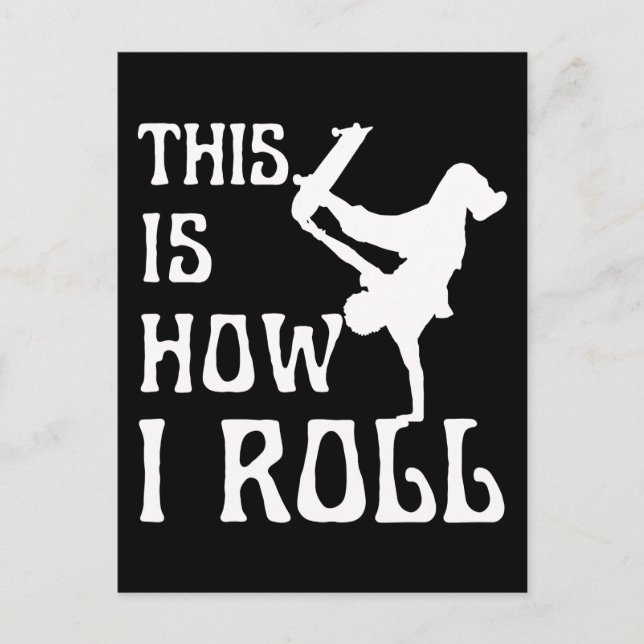 SÅ HÄR RULLAR JAG VYKORT (Framsida)