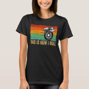 Så här rullar jag Zoo Animal Panda Bear 4 T Shirt