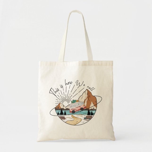 Så här rullar vi Camping Tygkasse (Framsidan)