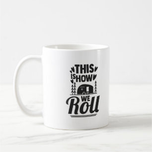 Så här rullar vi enkelt Black Campervan Kaffemugg