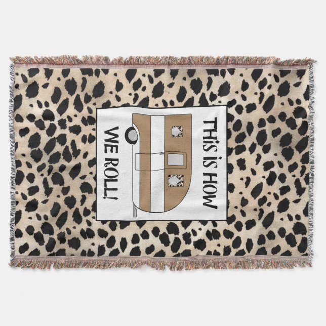 "Så här rullar vi" Mysfilt (Framsidan)