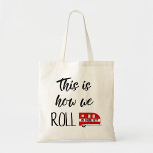 "Så här rullar vi!" Tote Bag Tygkasse