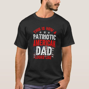 Så här ser det ut som en patriotisk amerikansk Pap T Shirt