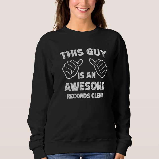 Så här ser en fantastisk registrator ut   t shirt (Framsida)