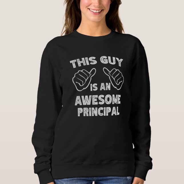 Så här ser en fantastisk rektor ut   t shirt (Framsida)