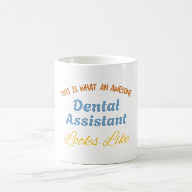 Så här ser en fantastisk tandläkarassistent ut kaffemugg (Center)