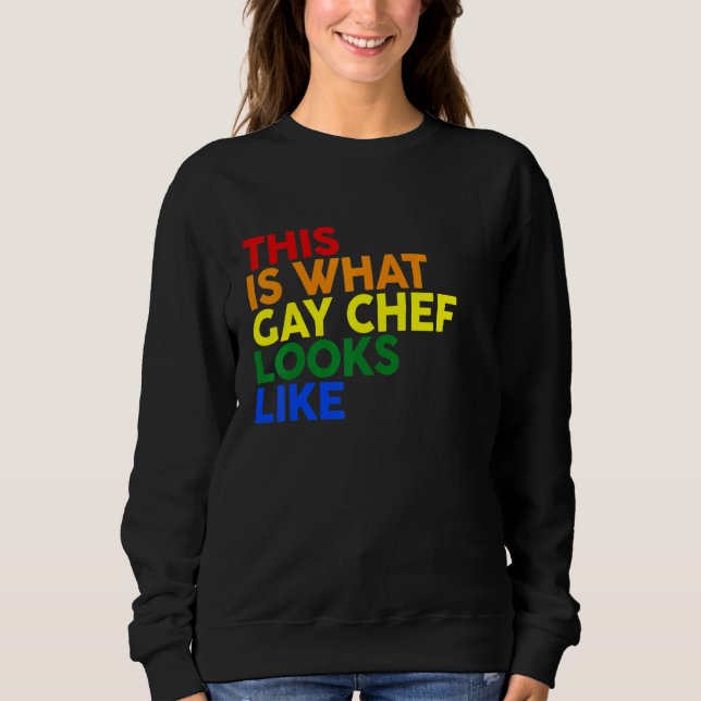 Så Här Ser Hbtq-Kock Ut Lgbt Färg Regnbåge T Shirt (Framsida)