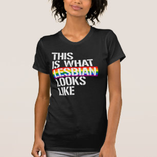 Så här ser lesbisk ut t shirt