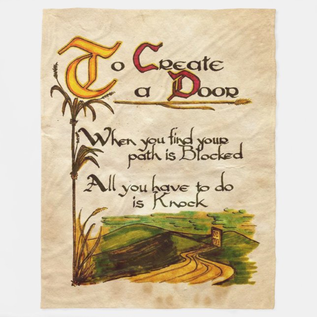 Så här Skapar du dörr Fleecefilt (Framsidan)