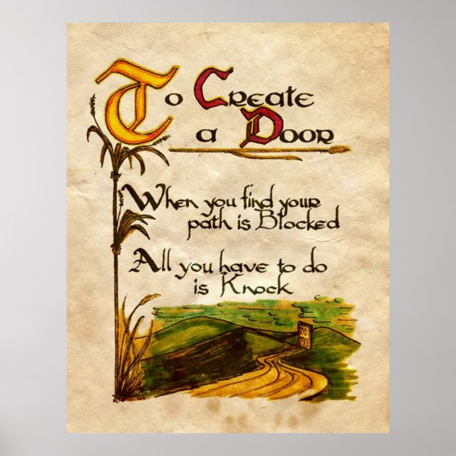 Så här Skapar du dörr Poster (Framsidan)