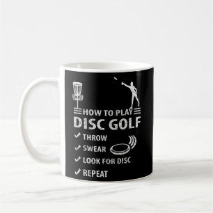 Så här spelar du upp en golf Frisbee Funny Swear D Kaffemugg
