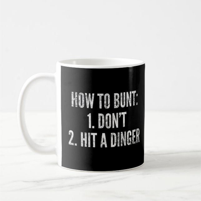 Så här stöter du på Slå Dinger Baseball Player Hom Kaffemugg (Vänster)