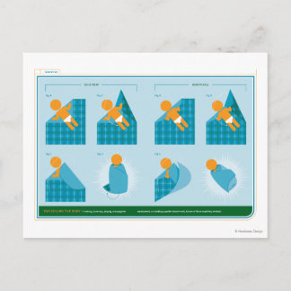 Så här Swaddle ska användas Vykort