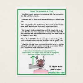 Så här tar du bort ett fästplatskort visitkort