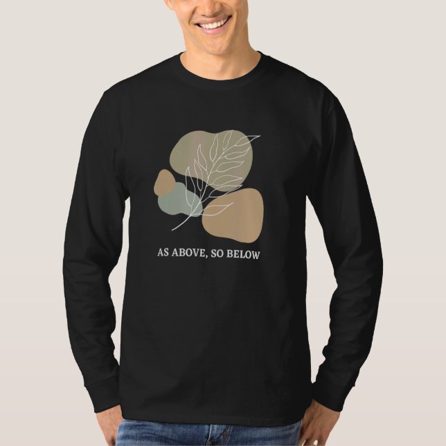 Så här under Witchcraft Witch Abstrakt Aesthe T Shirt (Framsida)