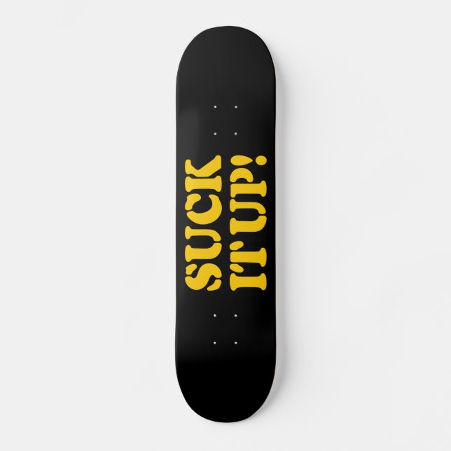 SÅ HÄR UPP! MINI SKATEBOARD BRÄDA 18,5 CM (Framsida)