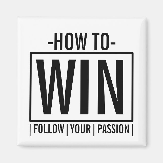 Så här vinar du magnet (Framsidan)