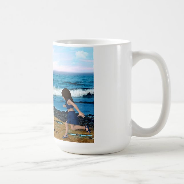 Så här visar du delfinerna kaffemugg (Höger)