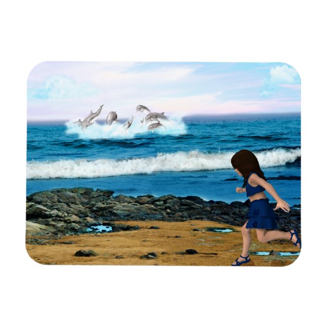 Så här visar du delfinerna magnet (Horisontell)