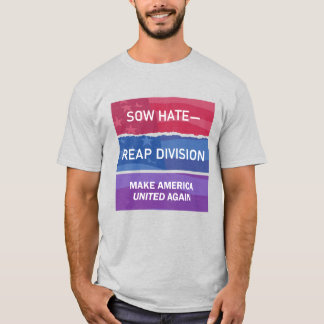 Så hemland - Skörda splittring; Gör Amerika ENAT I T Shirt
