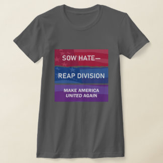 Så hemland - Skörda splittring; Gör Amerika ENAT I T Shirt