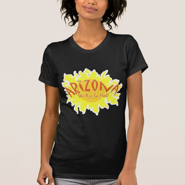 Så Hett Arizona Tecknad Vacation Design T-shirt (Framsida)