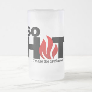 Så hettmuggen - välj stil & färga frostat ölglas