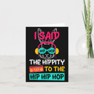 Sa Hip The Hipty till Hop Hip Hop Kanin Roligt Kort