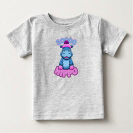 Så Hippo Baby och Småbarn Shirt T Shirt