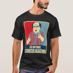 Så hur som helst började jag blinka hoppet t shirt