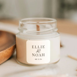 Så i Kärlek är det redigerbara Färg bröllopssymbol Fyrkantigt Klistermärke