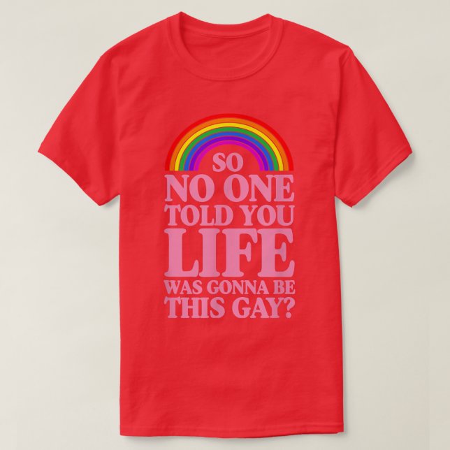 Så ingen sa att du skulle få ett bra pris t shirt (Design framsida)