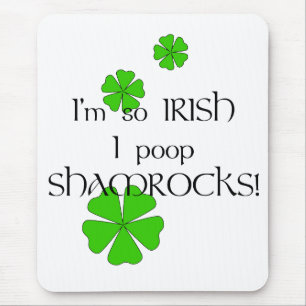 Så Irish I Poop Shamrocks! Musmatta