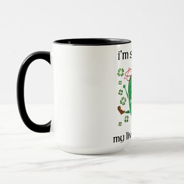 Så iriska min lever ontr mugg (Vänster)
